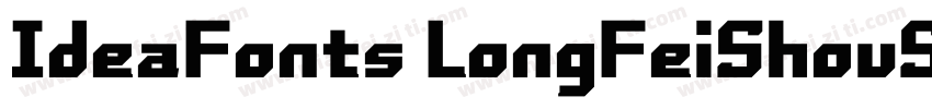 IdeaFonts LongFeiShouShu字体转换